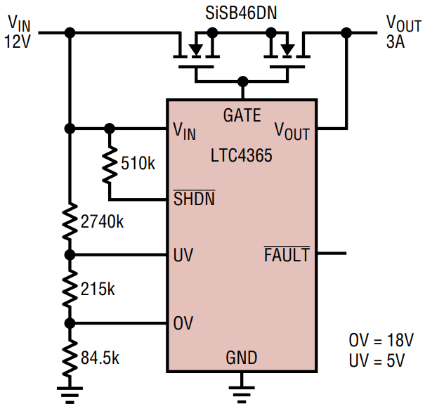 LTC4365IDDB-1 TRMPBF